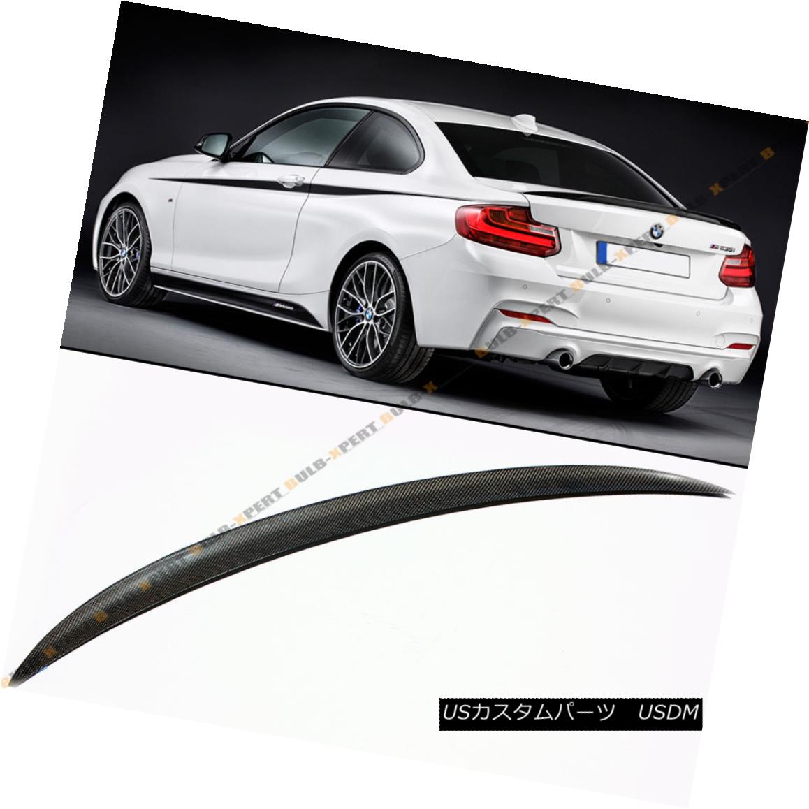 エアロパーツ PERFORMANCE STYLE CARBON FIBER TRUNK LID SPOILER WING FOR BMW F22 228i 235i M235 BMW F22 228i 235i M235用パフォーマンススタイルカーボンファイバートランクリッドスポイラーウイング 【並行輸入品】
