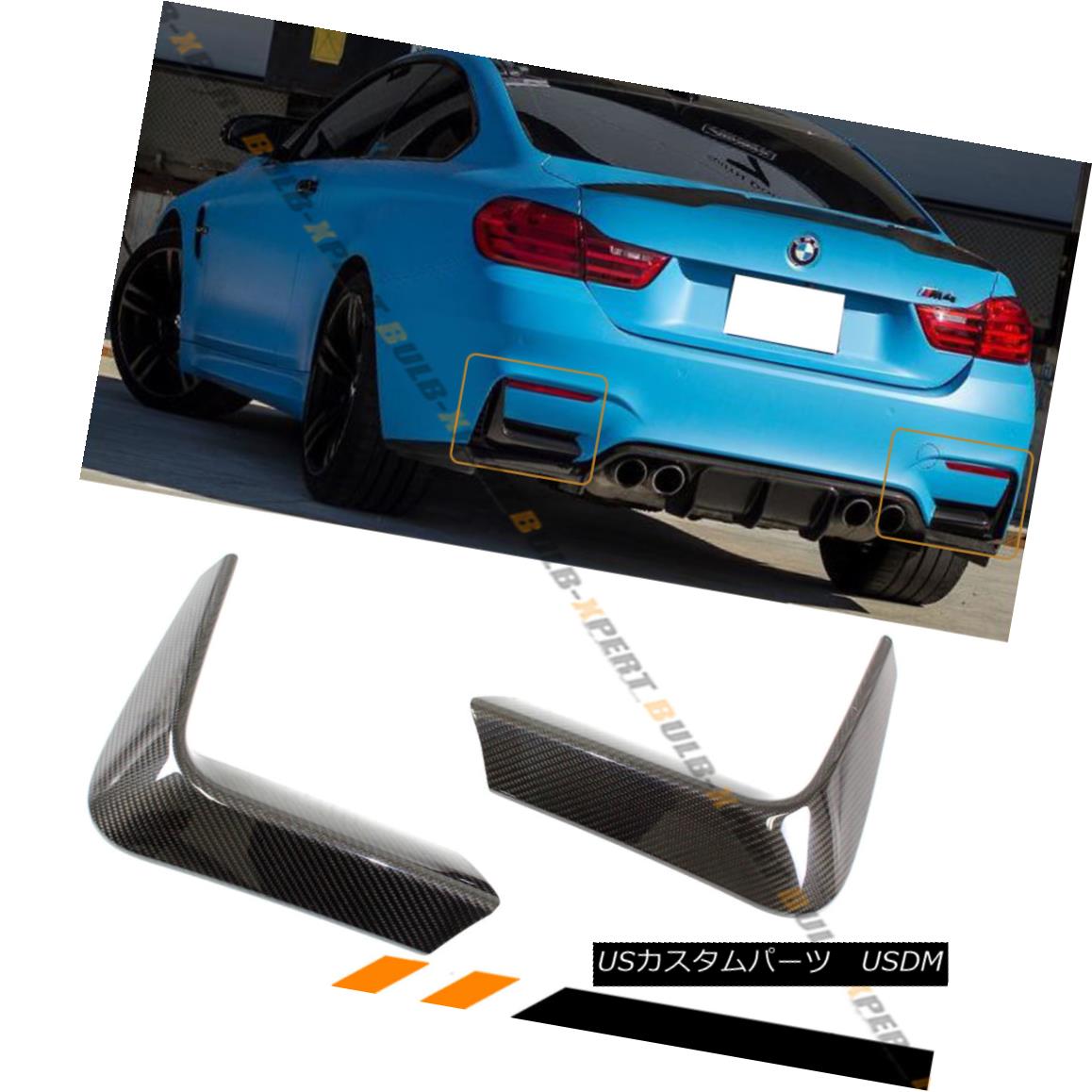 エアロパーツ FOR 2015-18 BMW F80 M3 F82 F83 M4 CARBON FIBER REAR BUMPER CORNER VALANCE COVERS BMW F80 M3 F82 F83 M4カーボンファイバーリアーバンパーコーナーバランスカバー 【並行輸入品】 68,426円