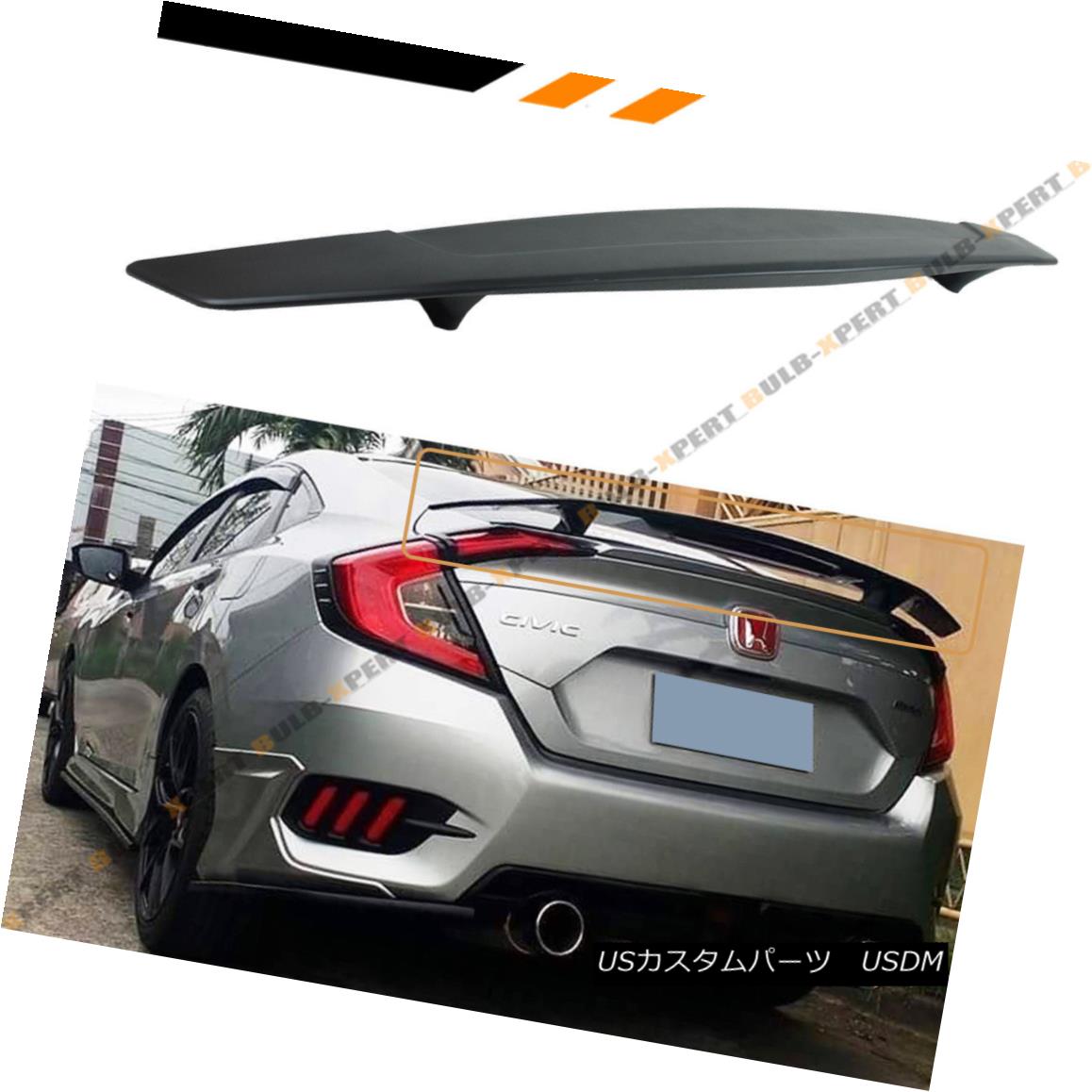楽天市場】エアロパーツ Type-R Style Rear Trunk Spoiler Wing (ABS