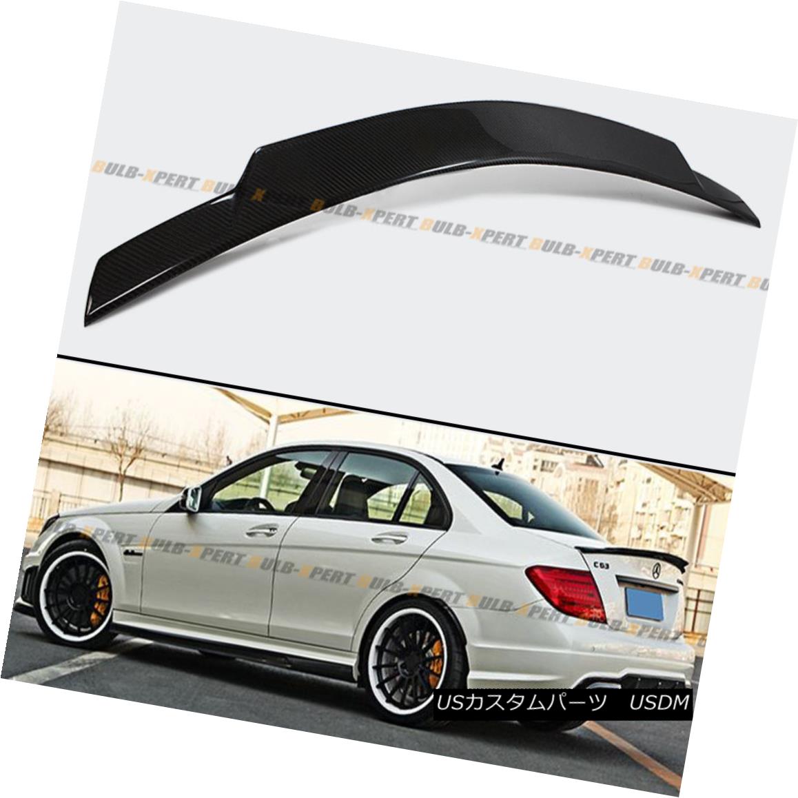 エアロパーツ FOR 08-2014 MERCEDES BENZ W204 C63 AMG CARBON FIBER EXTENDED TRUNK SPOILER WING FOR 08-2014 MERCEDESベンツW204 C63 AMGカーボンファイバー拡張トランクスポイラーウイング 【並行輸入品】 79,860円