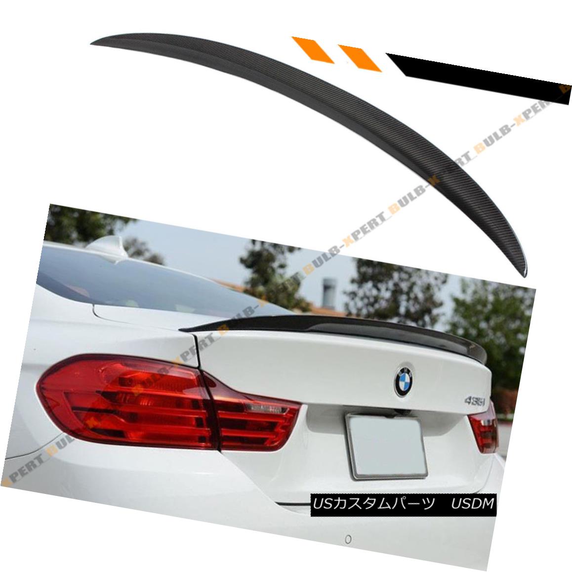 エアロパーツ 2014-17 BMW F36 4 SERIES GRAN COUPE PERFORMANCE CARBON FIBER TRUNK SPOILER WING 2014-17 BMW F36 4シリーズGRAN COUPE PERFORMANCEカーボンファイバートランクスポイラーウイング 【並行輸入品】