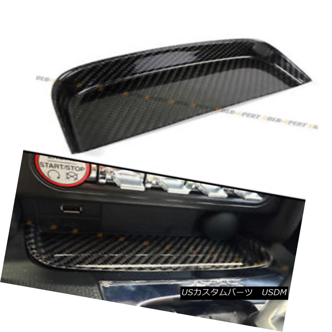 エアロパーツ FOR 2015-2018 FORD MUSTANG S550 GT V6 REAL CARBON FIBER CHANGE COIN TRAY BOX 2015-2018 FORD MUSTANG S550 GT V6リアルカーボンファイバーチェンジコイントレイボックス 【並行輸入品】