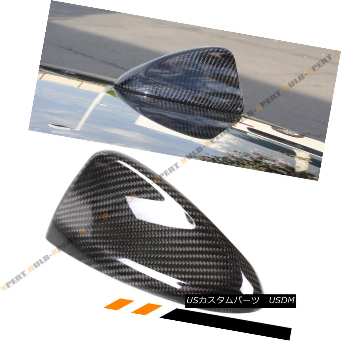 エアロパーツ FOR 2017 ALFA ROMEO GIULIA QUADRIFOGLIO CARBON FIBER SHARK FIN ANTENNA COVER CAP 2017年アルファ・ロメオ・ギュリア・クワドリフォリオ・カーボン・ファイバ・シャークフィン・アンテナ・カバー・キャップ 【並行輸入品】