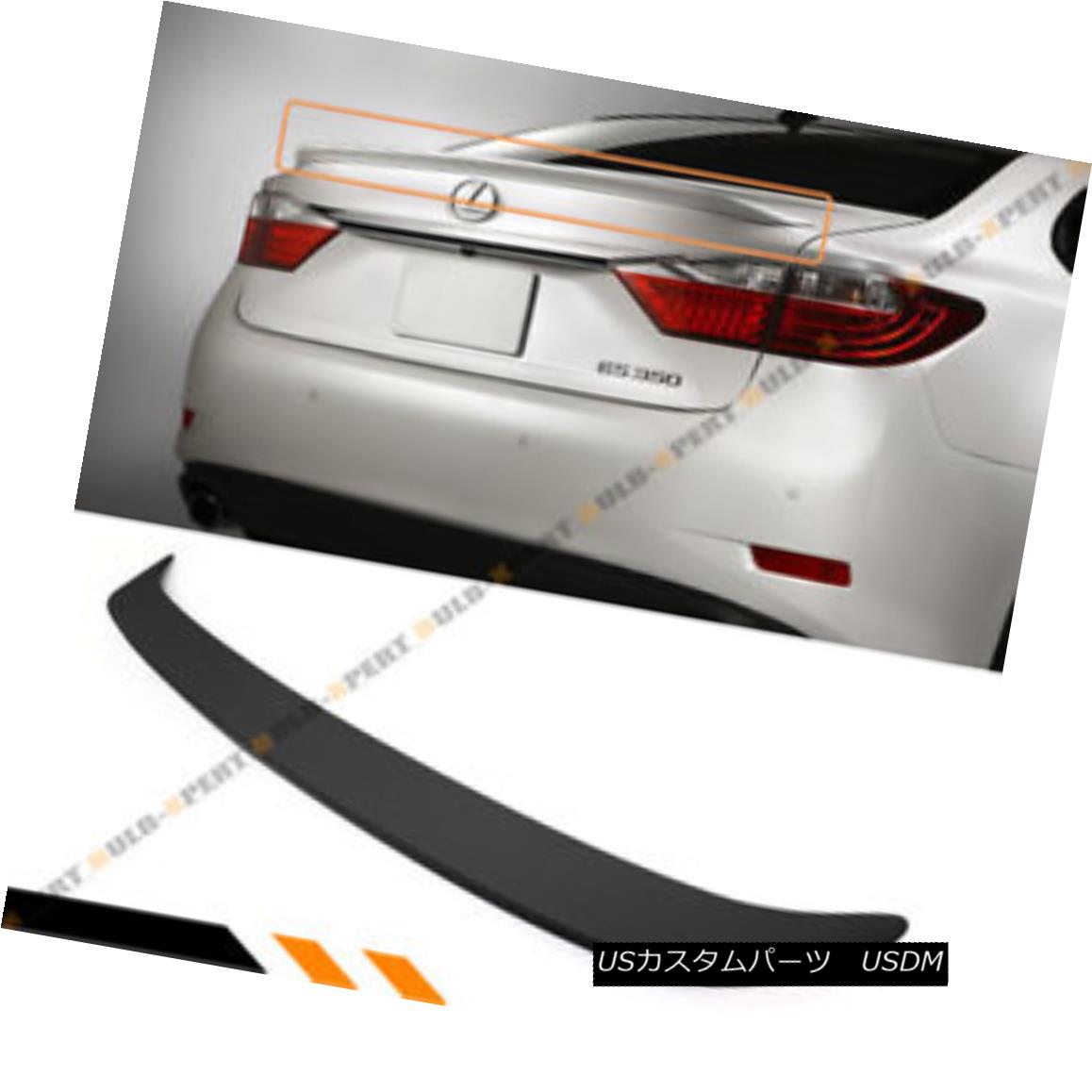 エアロパーツ FOR 2013-2017 LEXUS ES350 ES300H ES250 PRIMER FINISH REAR TRUNK SPOILER WING 2013-2017年LEXUS ES350 ES300H ES250プリミティブフィニッシュリアトランクスポイラーウイング 【並行輸入品】