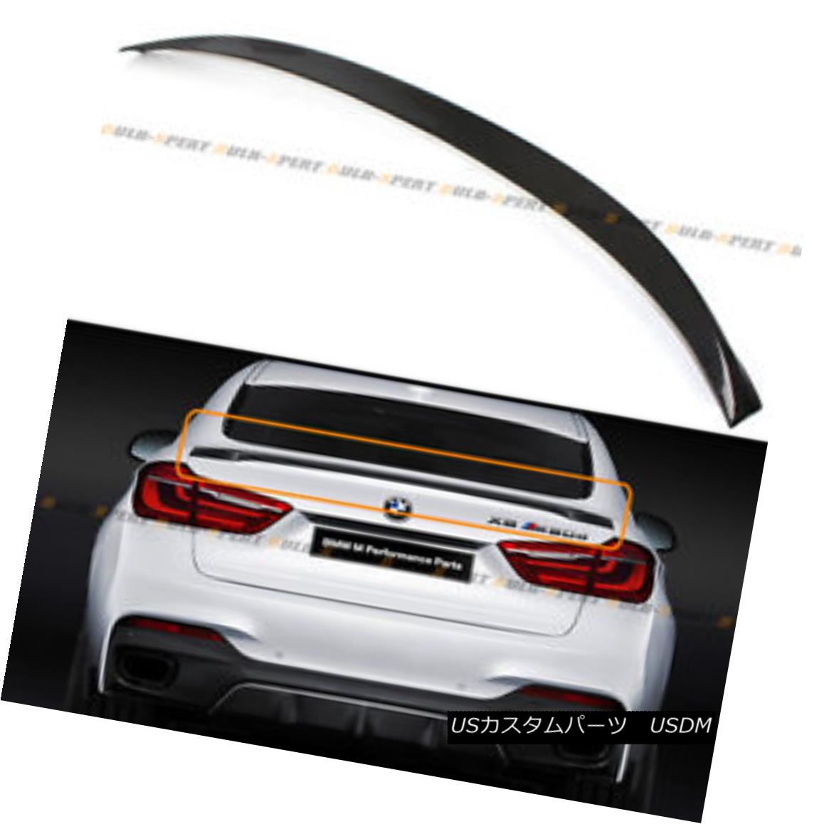 エアロパーツ For 2015-18 BMW F16 X6 F86 X6M Carbon Fiber Performance Style Trunk Spoiler Wing 2015-18 BMW F16 X6 F86 X6Mカーボンファイバーパフォーマンススタイルトランクスポイラーウィング 【並行輸入品】|カスタムパーツ WORLD倉庫