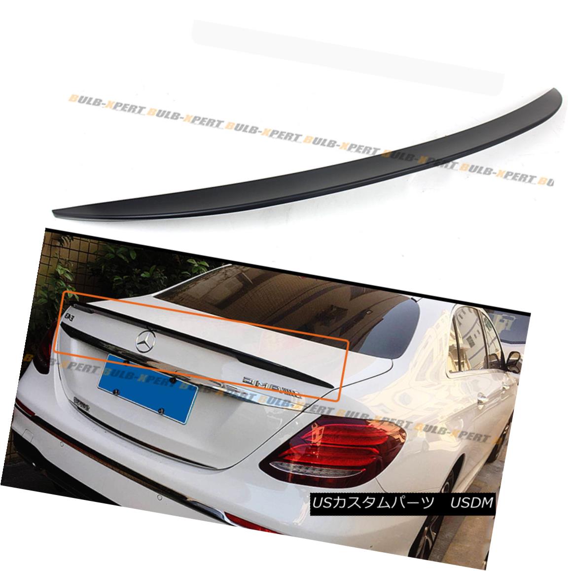 エアロパーツ FOR 2017-2018 MERCEDES BENZ W213 E-CLASS E300 E400 SPORT VIP TRUNK LID SPOILER 2017-2018 MERCEDESベンツW213 EクラスE300 E400 SPORT VIP TRUNK LID SPOILER 【並行輸入品】