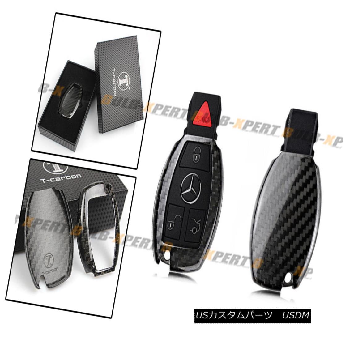 エアロパーツ LUXURY CARBON FIBER HARD CASE FOR MERCEDES-BENZ W212 W205 W222 SMART KEY FOB MERCEDES-BENZ W212 W205 W222 SMART KEY FOB用ラグジュアリーカーボンファイバーハードケース 【並行輸入品】