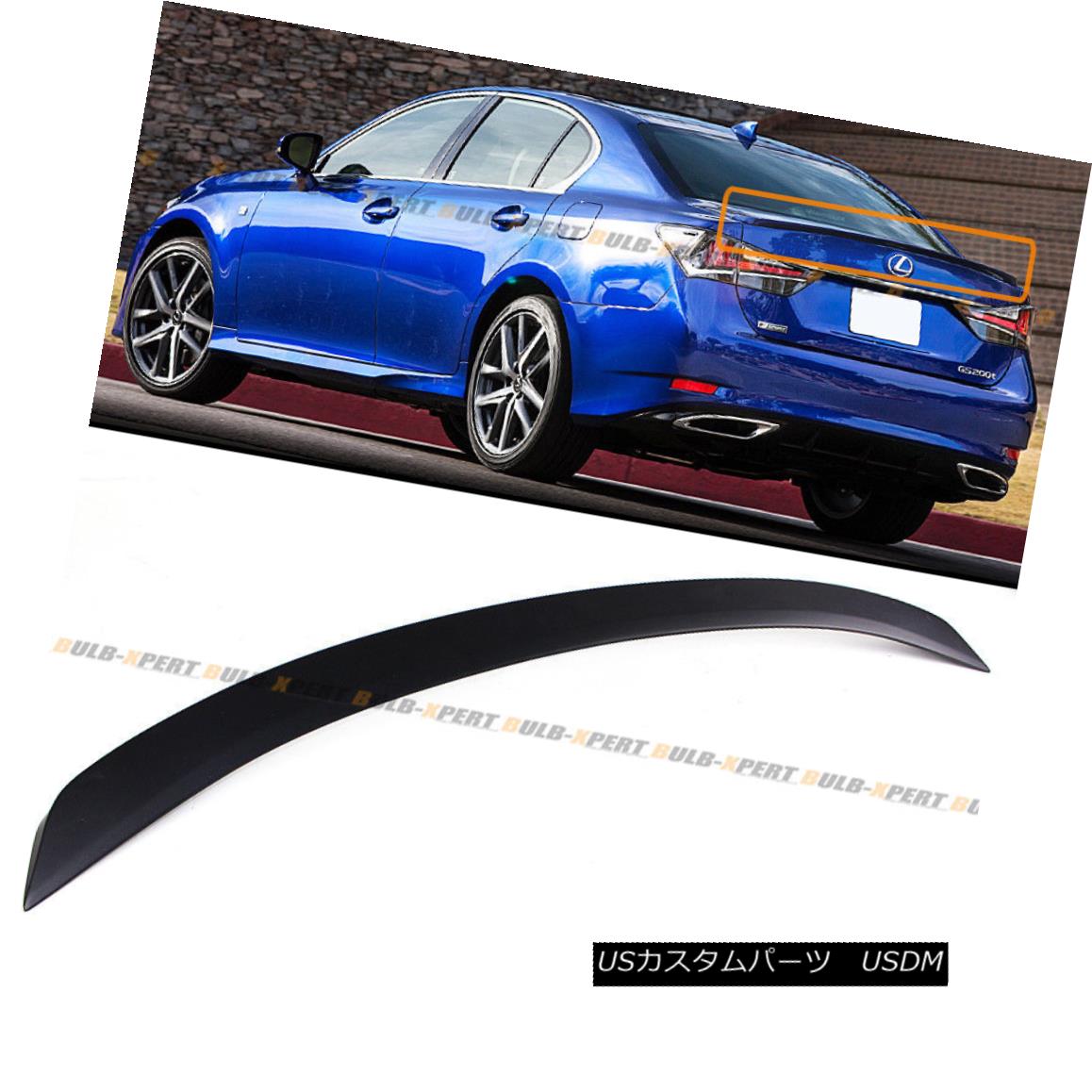 エアロパーツ FOR 16-17 LEXUS GS350 GS200T GS450H JDM F SPORT GSF STYLE TRUNK LID SPOILER WING FOR 16-17 LEXUS GS350 GS200T GS450H JDM FスポーツGSFスタイルトランクリッドスポイラーウイング 【並行輸入品】