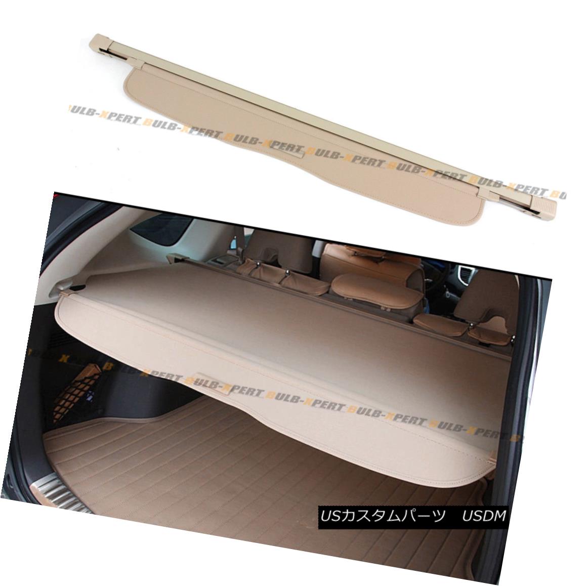 エアロパーツ For 2012-16 Honda CR-V CRV OE Style Retractable Cargo Cover Luggage Shade- Beige 2012?16年ホンダCR-V CRV OEスタイルリトラクタブルカーゴカバー荷物シェード - ベージュ 【並行輸入品】