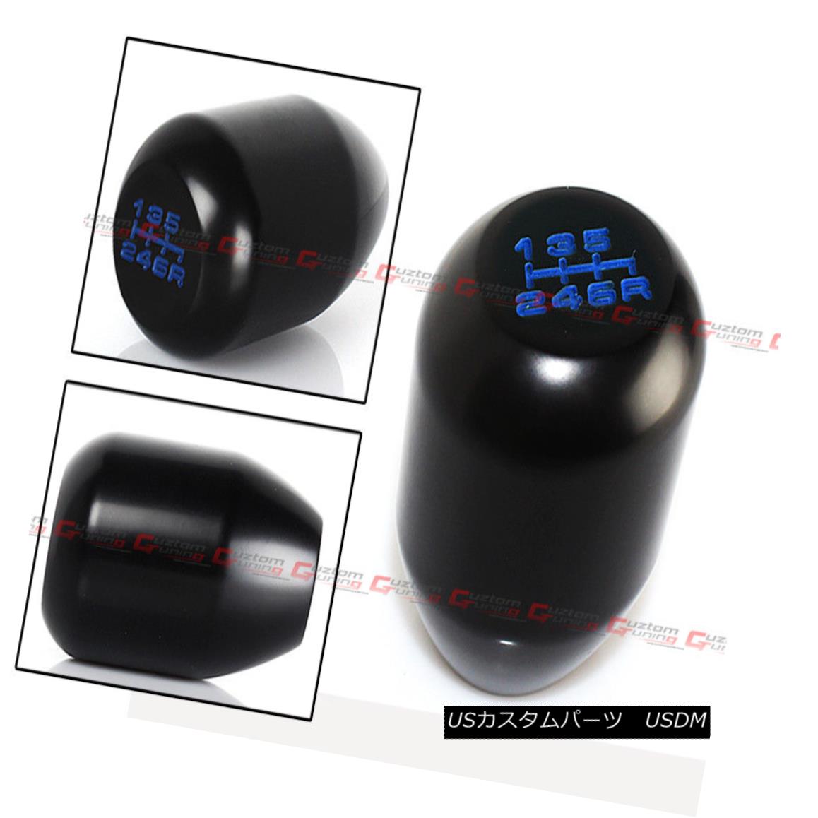 エアロパーツ M10 X 1.5 BLK TYPE R BLUE MANUAL 6 SPEED ALUMINUM JDM SHIFTER KNOB FOR HONDA M10 X 1.5 BLKタイプRブルーマニュアル6スピードアルミホンダ用JDMシフターノブ 【並行輸入品】