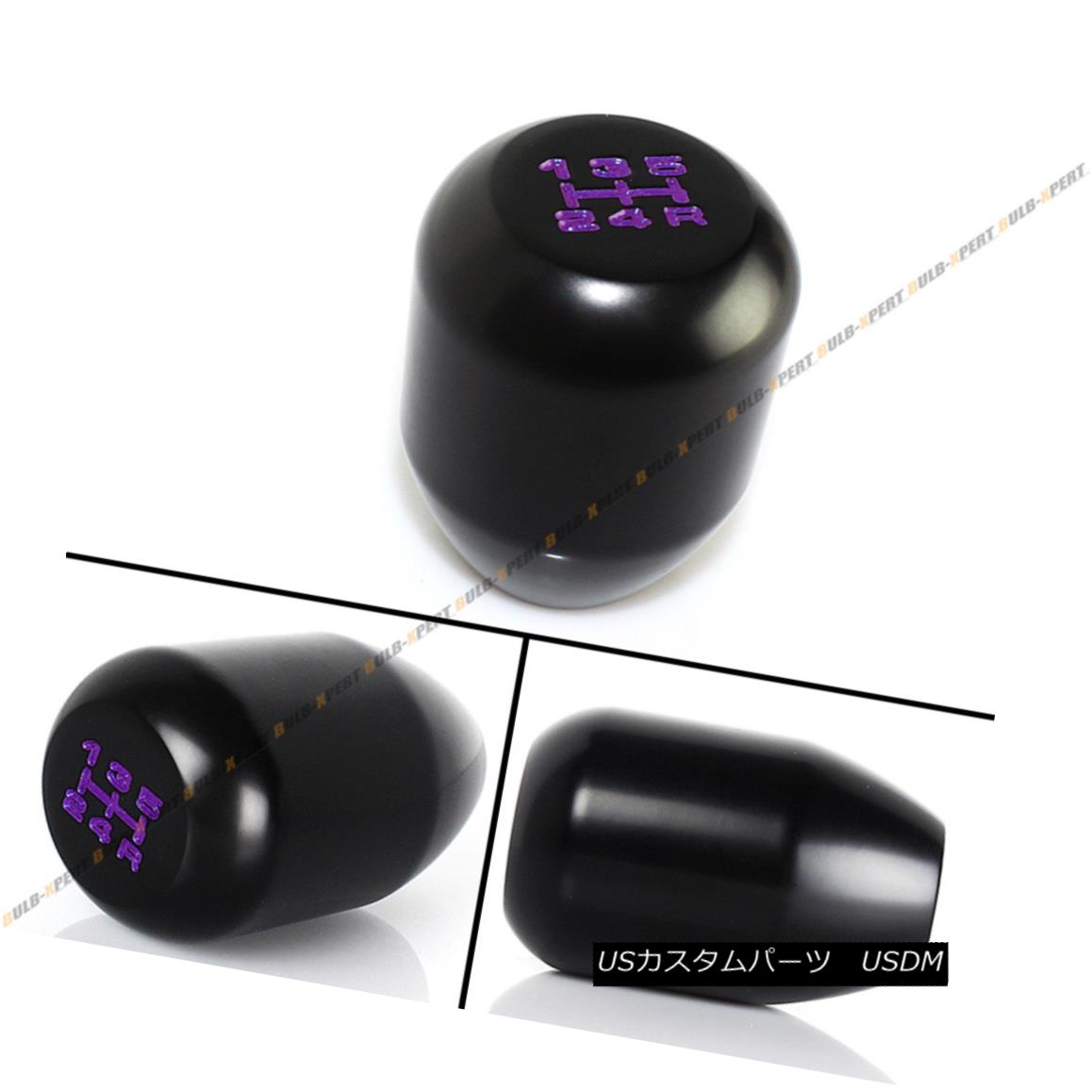 エアロパーツ M10 X 1.25 BLK TYPE R STYLE PURPLE 5 SPEED ALUMINUM SHIFTER KNOB FOR MITSUBISHI M10×1.25 BLKタイプRスタイルパープル5速ミツビシ用アルミシフターノブ 【並行輸入品】