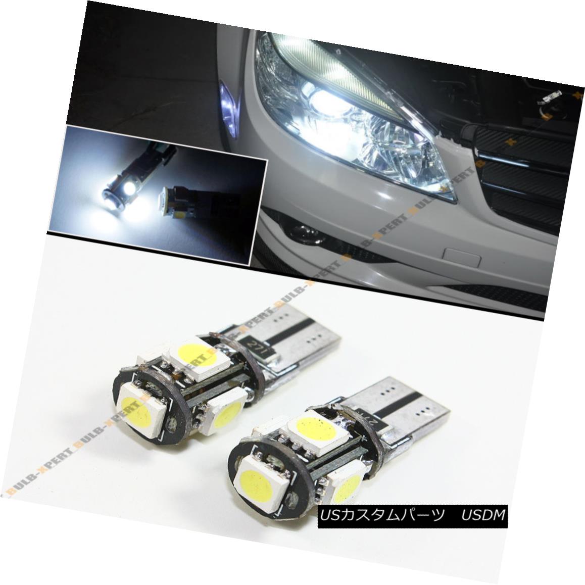 エアロパーツ PAIR EURO 6K PURE WHITE 5 SMD LED CANBUS ERROR FREE T10 194 168 W5W LIGHT BULB ペアーユーロ6Kピュアホワイト5 SMD LED CANBUSエラーフリーT10 194 168 W5W LIGHT BULB 【並行輸入品】