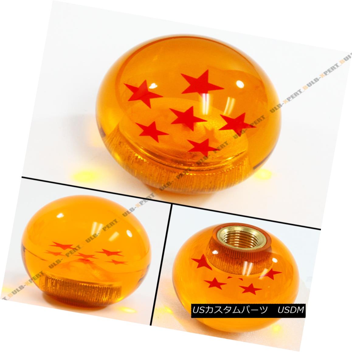 エアロパーツ DRAGON BALL Z 6 STAR STYLE ACRYLIC ROUND AUTO TRANSMISSION SHIFT KNOB FOR SCION ドラゴンボールZ 6スタースタイルアクリルループオートマチックトランスミッションシフトアクシオン画像
