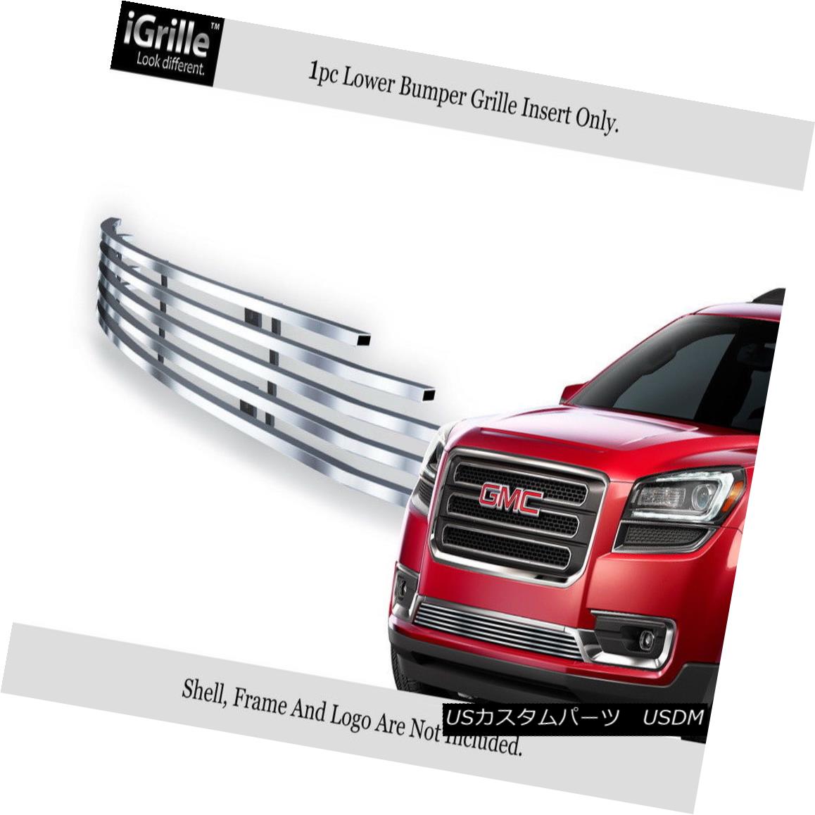 グリル For 13 15 Gmc Acadia Lower Bumper Stainless Steel Billet Grille Insert 13 15 Gmc Acadia下部バンパー用ステンレス鋼ビレットグリルインサート Voli Me