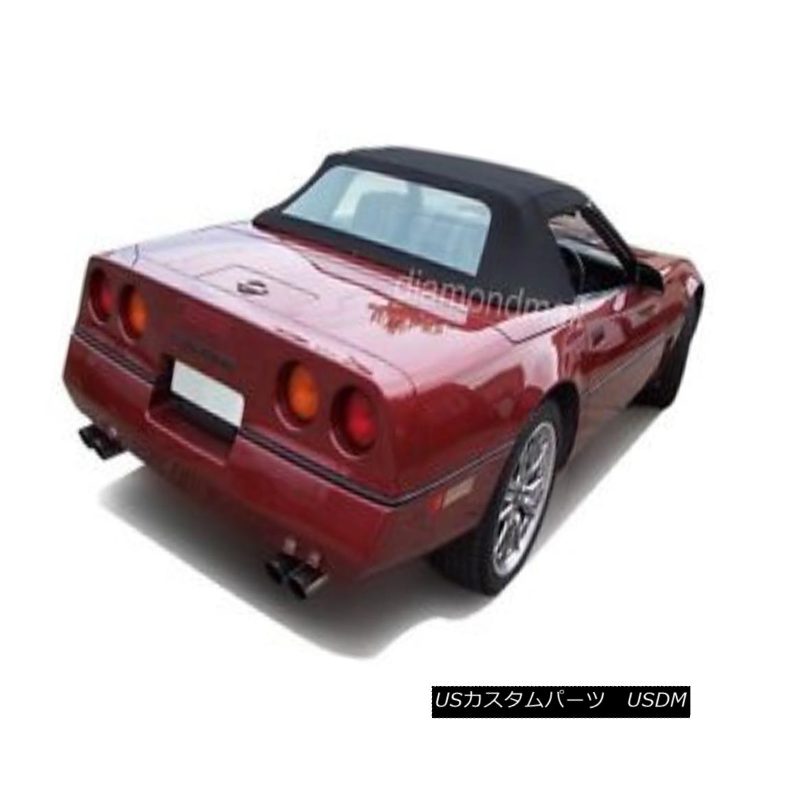 幌・ソフトトップ Chevy Corvette 1986-1993 Convertible Soft Top With Plastic Window Black Vinyl シェビー・コルベット1986-1993コンバーチブル・ソフト・トップ・プラスティック・ウィンドウ・ブラック・ビニール 【並行輸入品】