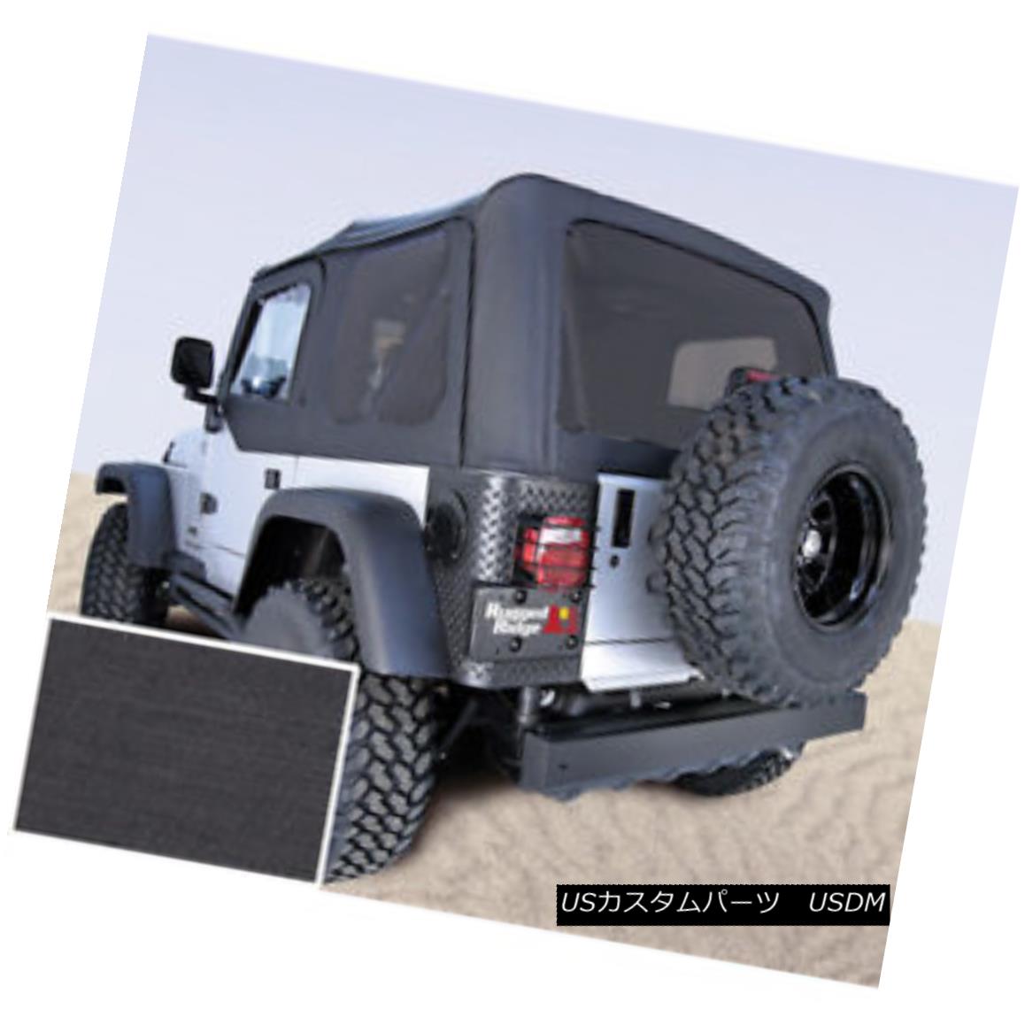 幌・ソフトトップ Rugged Ridge 13726.15 XHD Soft Top Black Denim Tinted Window Jeep Wrangler 頑丈なリッジ13726.15 XHDソフトトップブラックデニムティンテッドウィンドウジープラングラー 【並行輸入品】