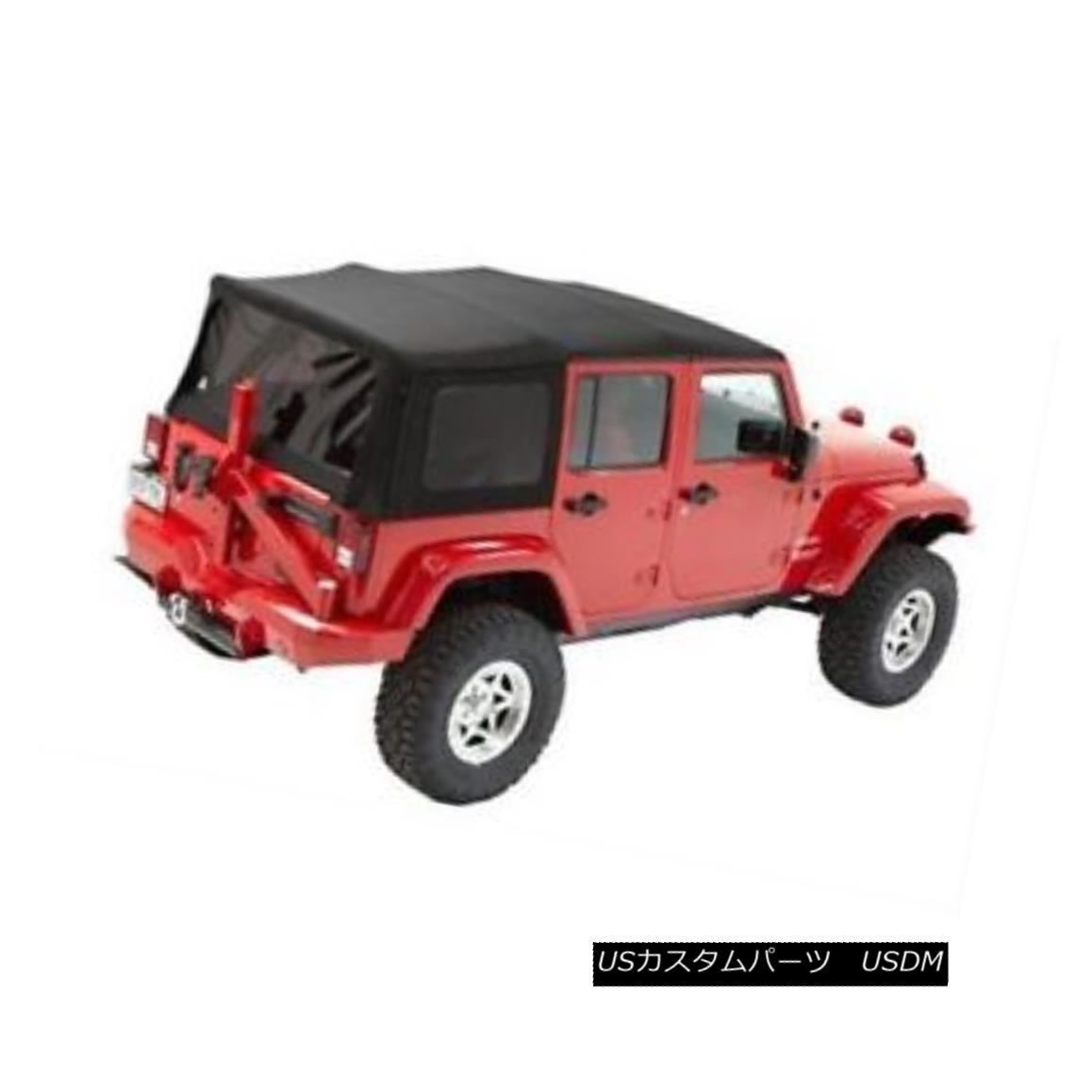幌・ソフトトップ Bestop 54823-17 Soft Top Supertop NX Polymer Cloth Black Twill Tinted Windows Bestop 54823-17ソフトトップスパートップNXポリマークロスブラックツイルティンテッドウインドウ 【並行輸入品】