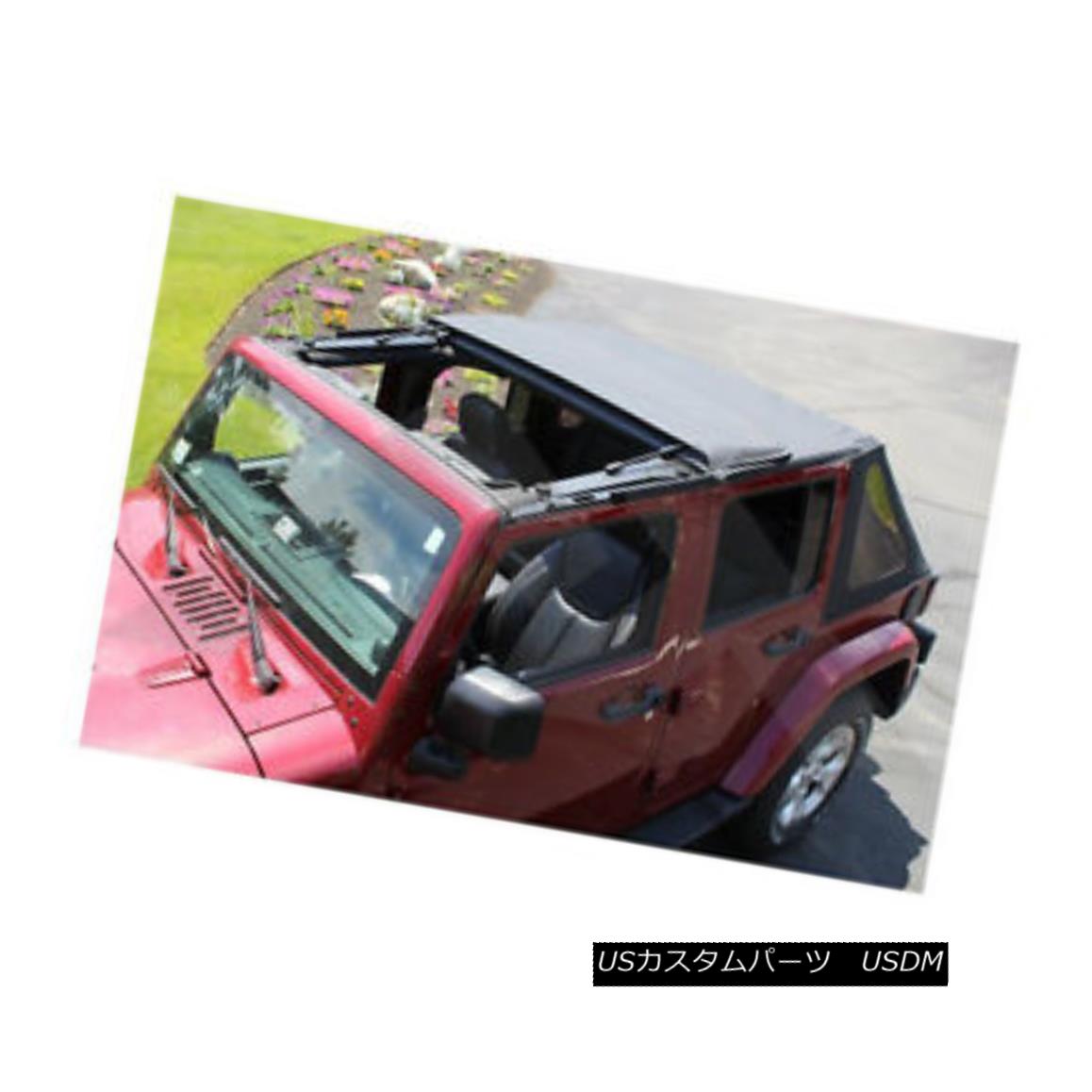 幌・ソフトトップ Fold Back Soft Top 2-Door Jeep Wrangler JK 2007-2016 Rough Trail RT10735T 折り返しソフトトップ2ドアジープラングラーJK 2007-2016 Rough Trail RT10735T 【並行輸入品】