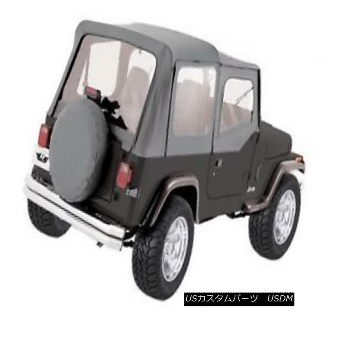 幌・ソフトトップ Rampage 68111 Complete Soft Top Kit Fits 87-95 Wrangler (YJ) ランペイジ68111完全なソフトトップキット87-95ラングラー（YJ） 【並行輸入品】