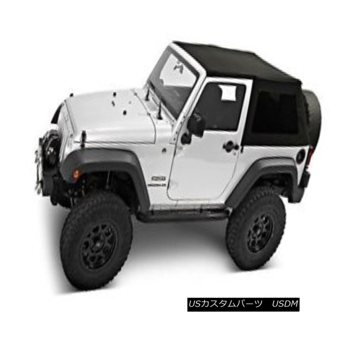 幌・ソフトトップ Pavement Ends Sprint Top Tinted Windows 2010-2017 Jeep Wrangler JK 2 Door Black 舗装終了スプリントトップティントウィンドウ2010-2017ジープラングラーJK 2ドアブラック 【並行輸入品】