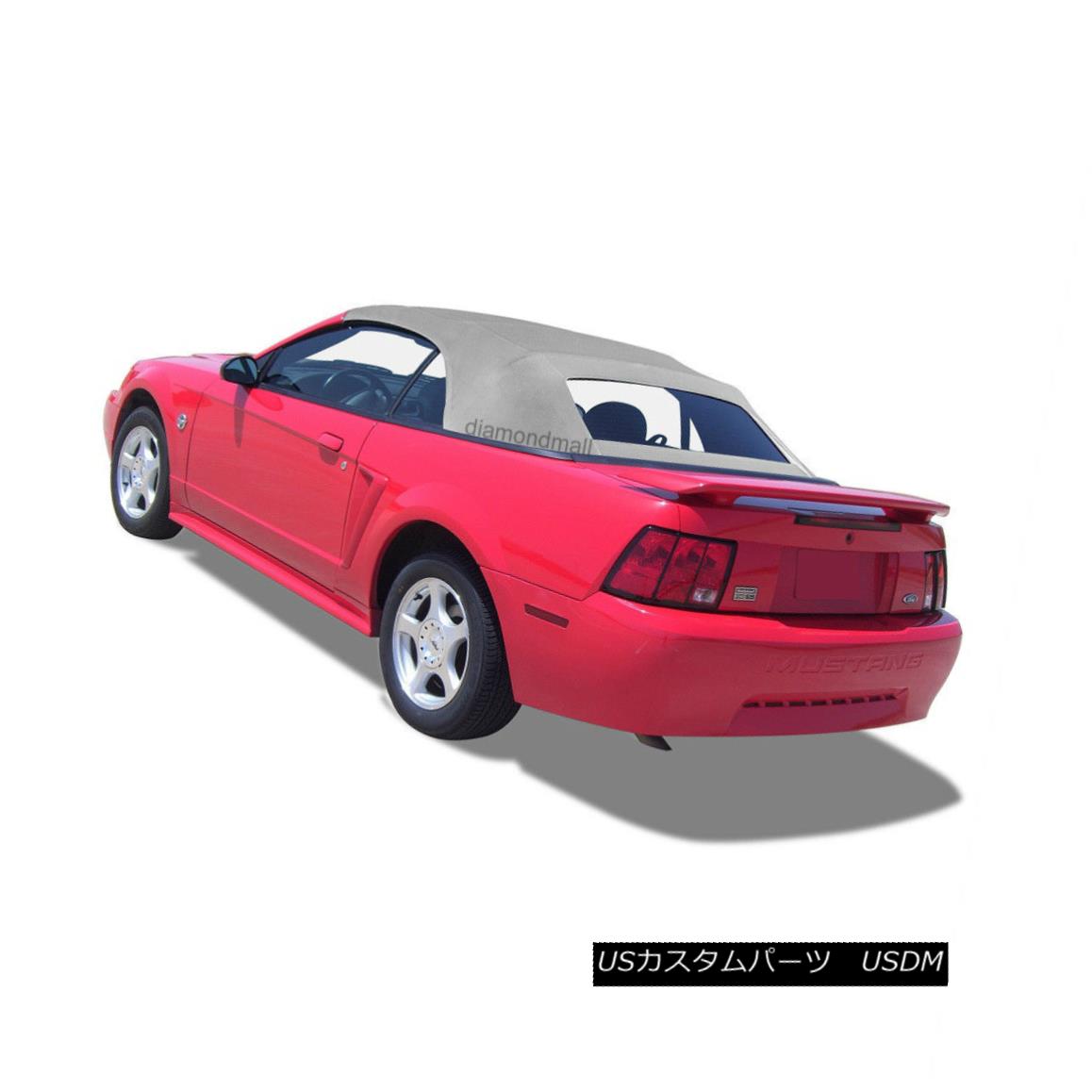幌・ソフトトップ Ford Mustang Convertible Soft Top & Defroster Glass Window WHITE Sailcloth 94-04 フォードマスタングコンバーチブルソフトトップ＆amp; デフロスターガラス窓WHITE Sailcloth 94-04 【並行輸入品】