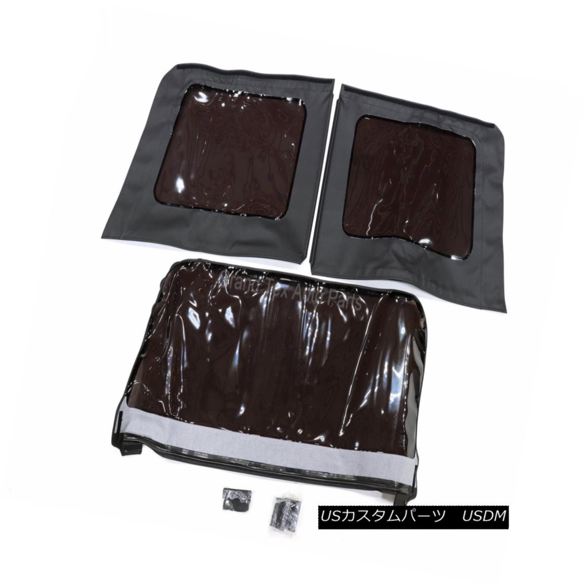 幌・ソフトトップ NEW OEM Mopar Tinted Soft Top Windows 1PJ71SX9AD Jeep Wrangler 4 Door 2011-2017 NEW OEM Moparティンテッドソフトトップウィンドウ1PJ71SX9ADジープラングラー4ドア2011-2017 【並行輸入品】