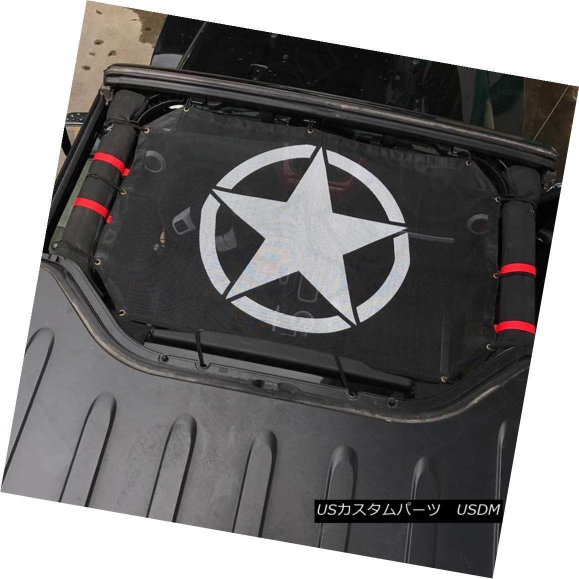 幌・ソフトトップ SunShade Bikini Soft Top Mesh Cover For 2007-2017 Jeep Wrangler JK JKU 2-4Door サンシャインビキニソフトトップメッシュカバー2007-2017ジープラングラーJK JKU 2-4Door 【並行輸入品】