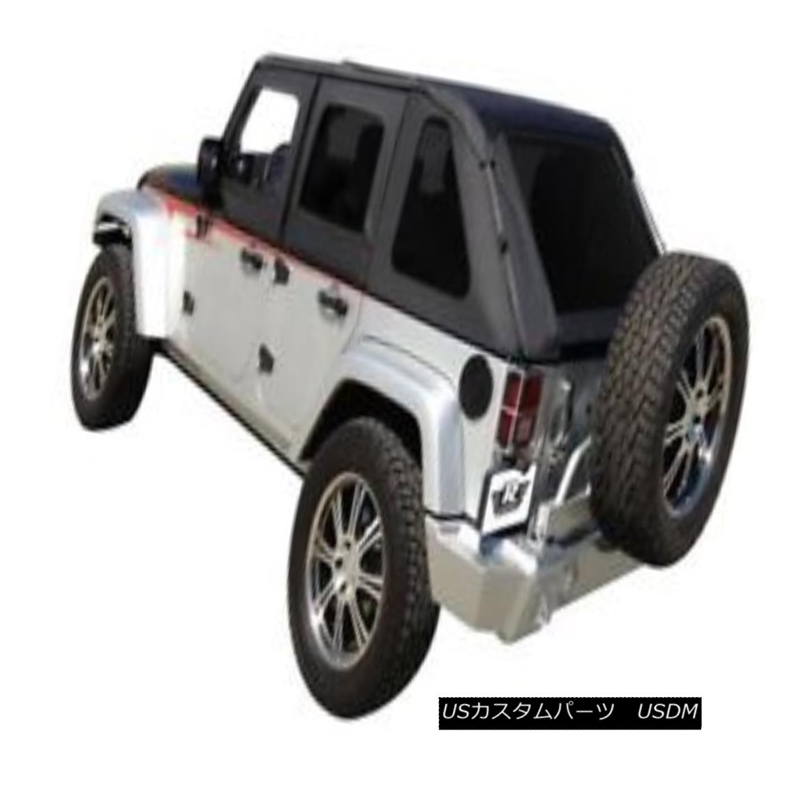 幌・ソフトトップ Rampage - Black Diamond Frameless Soft Top Kit-109835 ランペイジ - ブラックダイヤモンドフレームレスソフトトップキット - 109835 【並行輸入品】