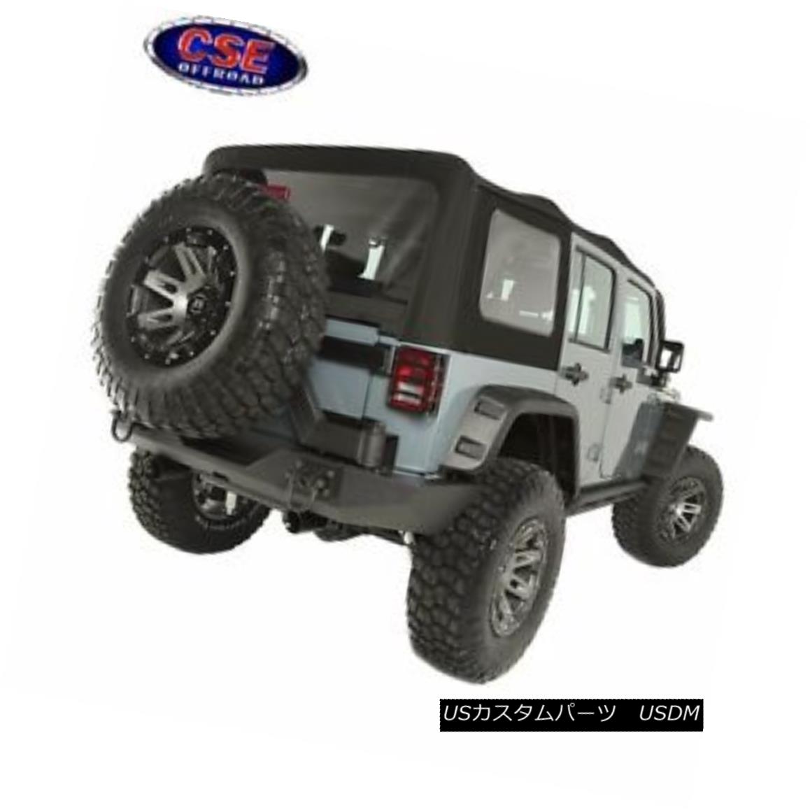 幌・ソフトトップ Sailcloth Soft Top Black Diamond Jeep 4 Door Wrangler JK 10-16 13742.01 セーラークロスソフトトップブラックダイヤモンドジープ4ドアラングラーJK 10-16 13742.01 【並行輸入品】