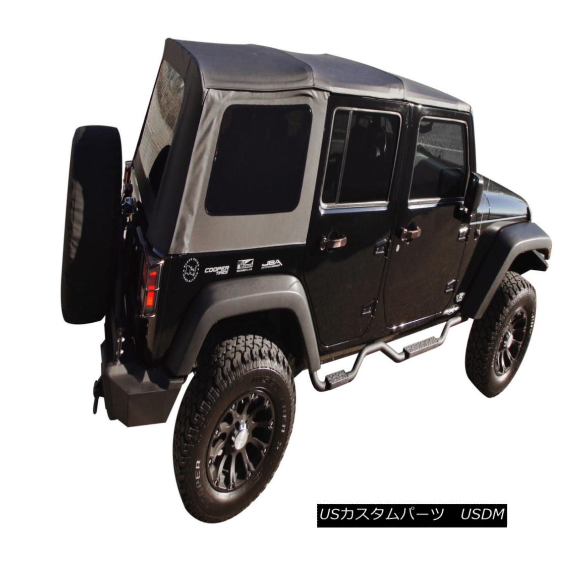 幌・ソフトトップ NEW 2010-2018 JEEP WRANGLER UNLIMITED 4 DOOR REPLACEMENT SOFT TOP TINT WINDOWS NEW 2010-2018 JEEP WRANGLER無制限4ドアの交換ソフトトップテントWINDOWS 【並行輸入品】
