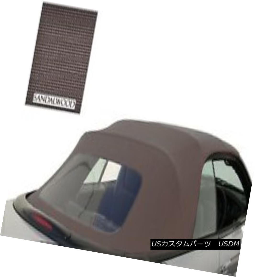 幌・ソフトトップ New Chrysler Sebring Convertible Soft Top & Plastic window Sandalwood Sailcloth 新しいクライスラーセブリングコンバーチブルソフトトップ＆amp; プラスチック製の窓サンダルウッドセイル 【並行輸入品】