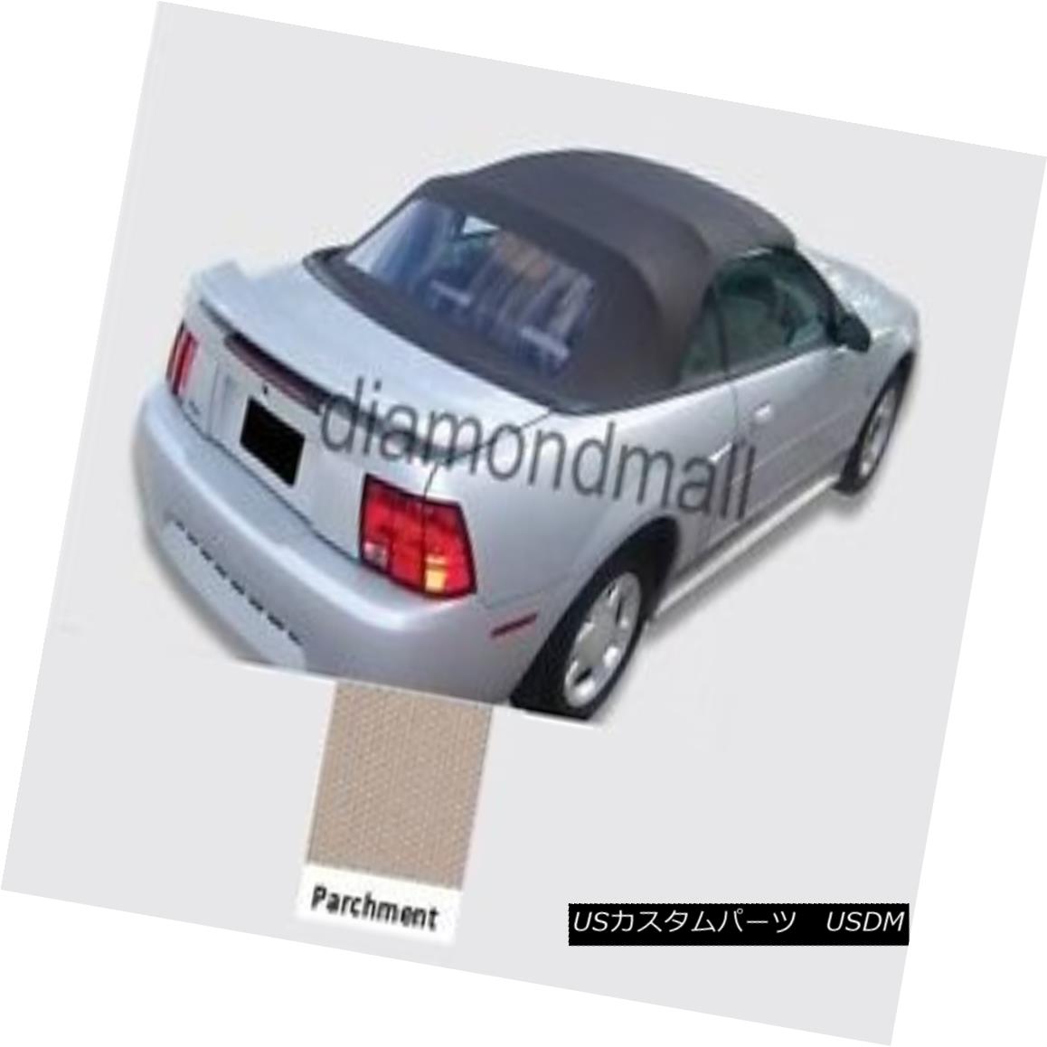 幌・ソフトトップ Ford mustang Convertible Soft top With Plastic window PARCHMENT Sailcloth 94-04 フォードmustangコンバーチブルソフトトッププラスチック窓付きPARCHMENT Sailcloth 94-04 【並行輸入品】