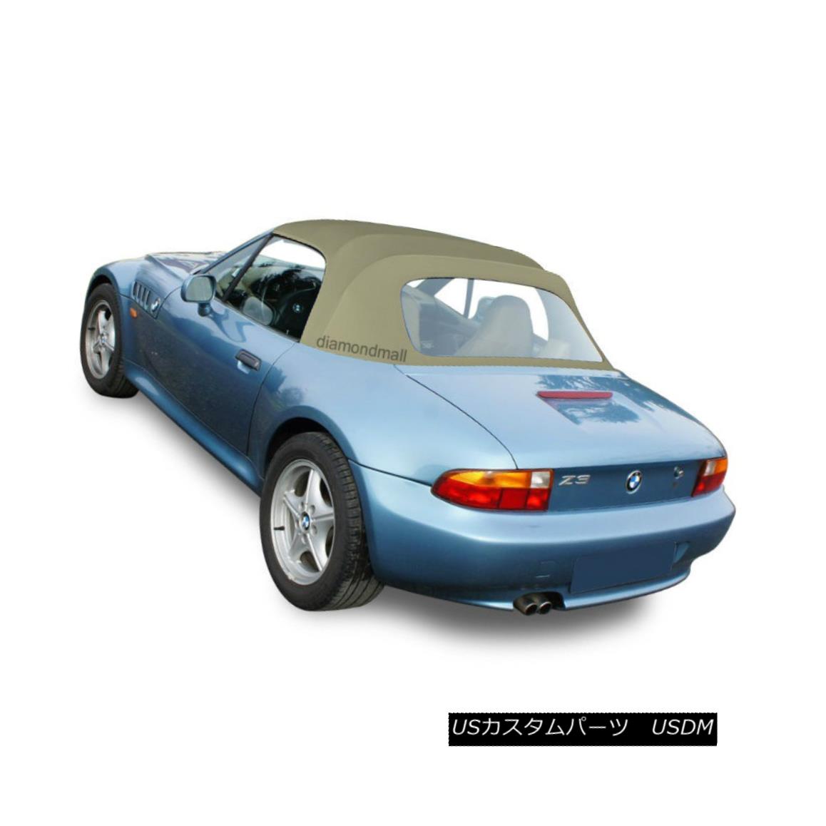 幌・ソフトトップ BMW Z3 1996-2002 Convertible Soft Top with Plastic Window Tan Stayfast Cloth BMW Z3 1996-2002コンバーチブルソフトトップ(プラスチック製の窓付き)タンステイファストクロス 【並行輸入品】