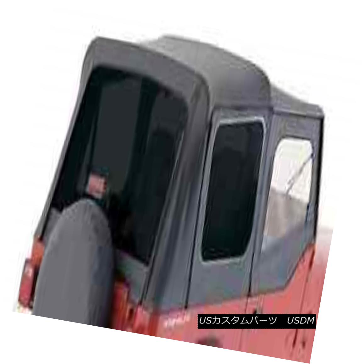 幌・ソフトトップ Rampage 99415 Factory Replacement Soft Top Black for 88-95 Jeep Wrangler YJ Rampage 99415 88-95ジープラングラーYJのための工場の交換ソフトトップブラック 【並行輸入品】