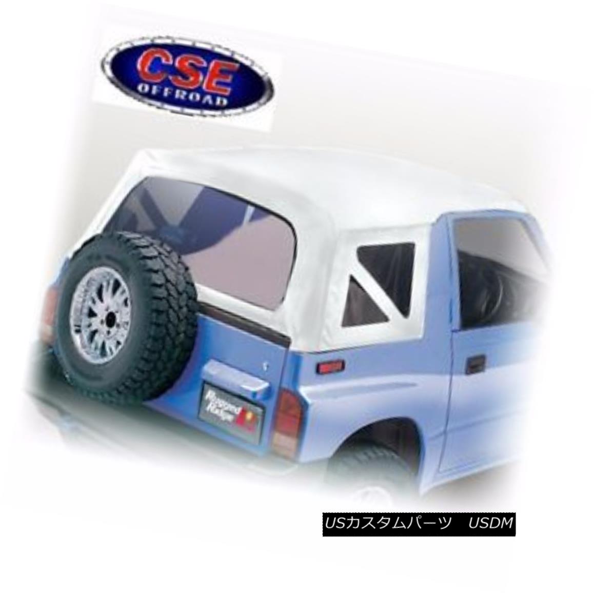 幌・ソフトトップ Soft Top White Denim Clear Windows Suzuki Sidekick 1988-94 53702.52 Rugged Ridge ソフトトップホワイトデニムクリアWindows Suzuki Sidekick 1988-94 53702.52 Rugged Ridge 【並行輸入品】