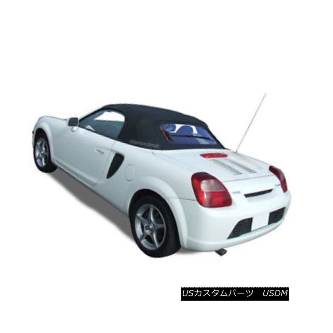 幌・ソフトトップ BRAND NEW TOYOTA MR2 / MRS Convertible Soft Top 2000-2007 Black Stayfast Cloth ブランドニュートヨタMR2 / MRSコンバーチブルソフトトップ2000-2007ブラックステイファストクロス 【並行輸入品】