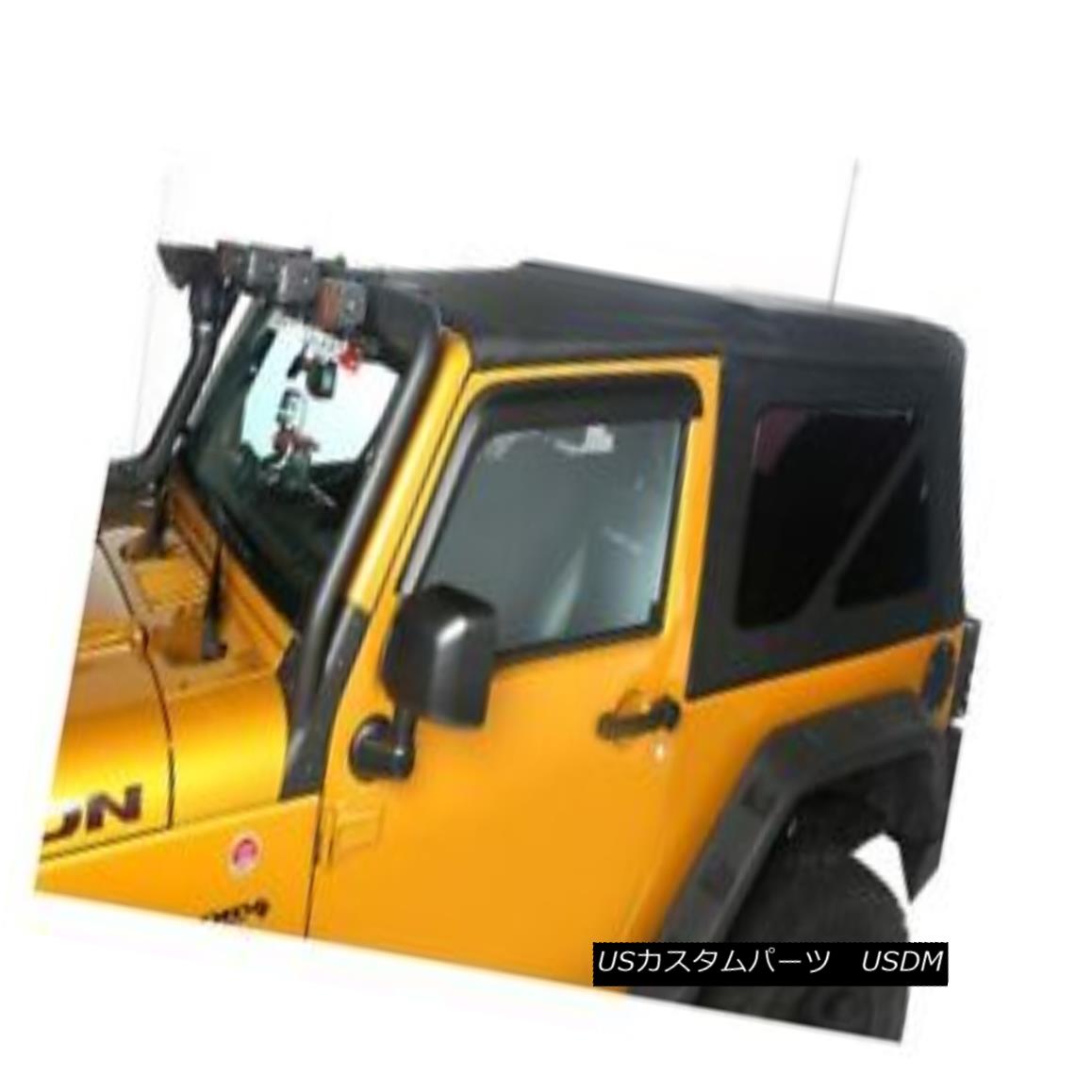 幌・ソフトトップ Rugged Ridge Replacement Sailcloth Soft Top-Black, Wrangler JK 2dr.; 13737.01 Rugged Ridge Replacement Sailclothソフトトップ - ブラック、Wrangler JK 2dr .; 13737.01 【並行輸入品】