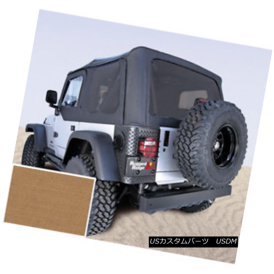 幌・ソフトトップ Rugged Ridge 13706.37 Soft Top Spice Tinted Windows 97-02 Jeep Wrangler Rugged Ridge 13706.37ソフトトップスパイスティントドウィンドウズ97-02ジープラングラー 【並行輸入品】