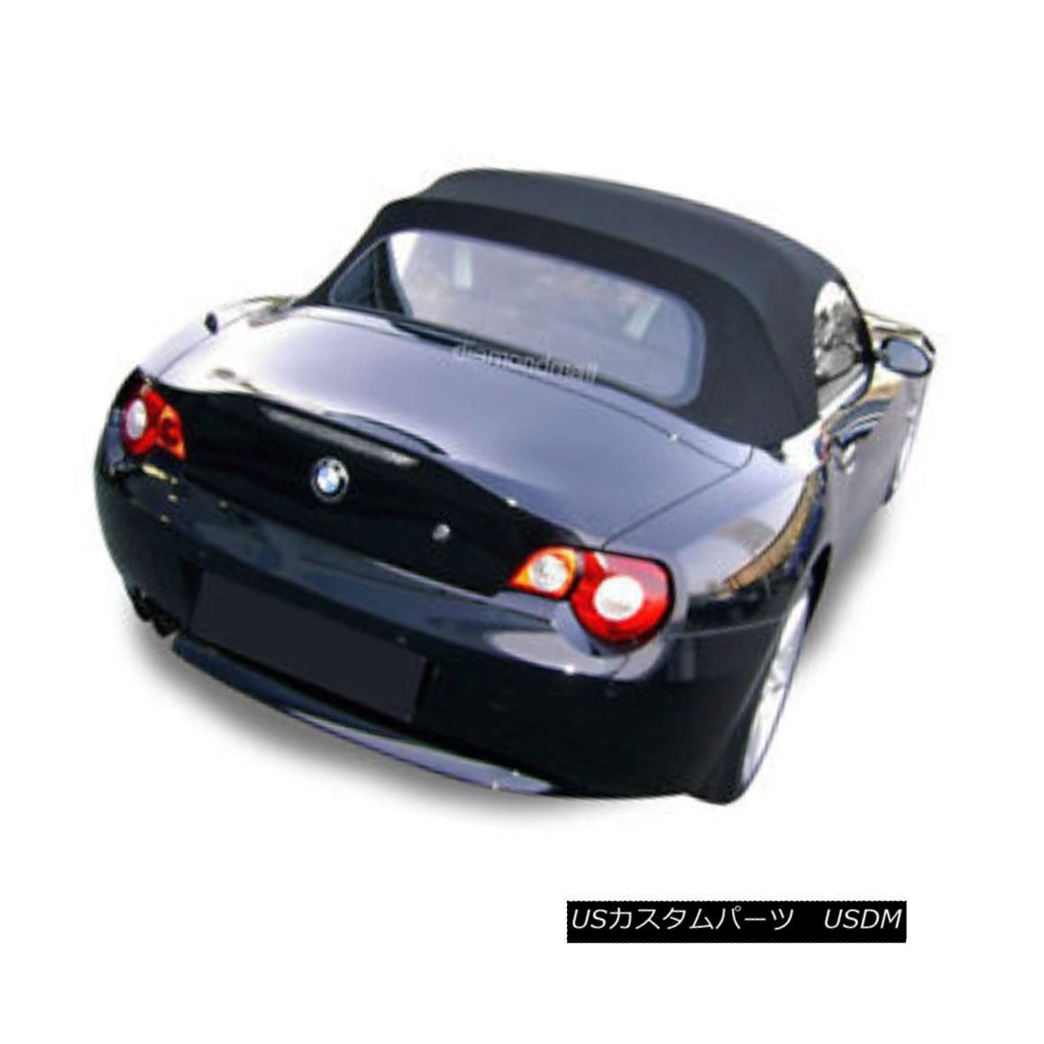 幌・ソフトトップ BMW Z4 2003-2008 Convertible Soft Top Replacement & Glass Window Black Stayfast BMW Z4 2003-2008コンバーチブルソフトトップ交換＆amp; ガラス窓ブラックステイファースト 【並行輸入品】