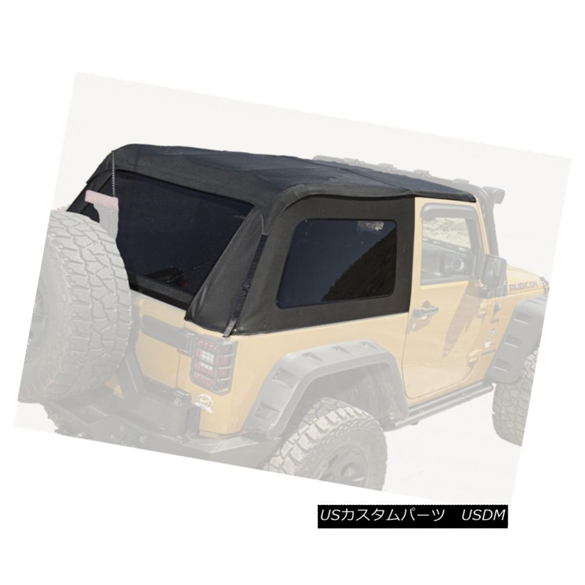 幌・ソフトトップ Rugged Ridge 13750.39 Bowless Soft Top Fits 07-18 Wrangler (JK) 頑丈なリッジ13750.39 Bowlessソフトトップのフィット07-18ラングラー（JK） 【並行輸入品】