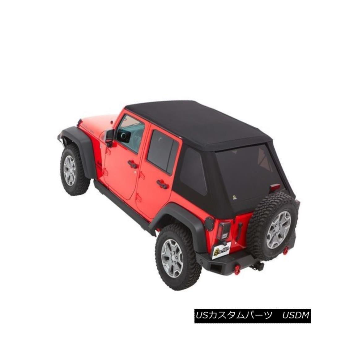 幌・ソフトトップ Bestop TrekTop NX Plus Black Diamond Soft Top 07-17 Jeep Wrangler JK Unlimited Bestop TrekTop NX Plusブラックダイヤモンドソフトトップ07-17ジープラングラーJK Unlimited 【並行輸入品】