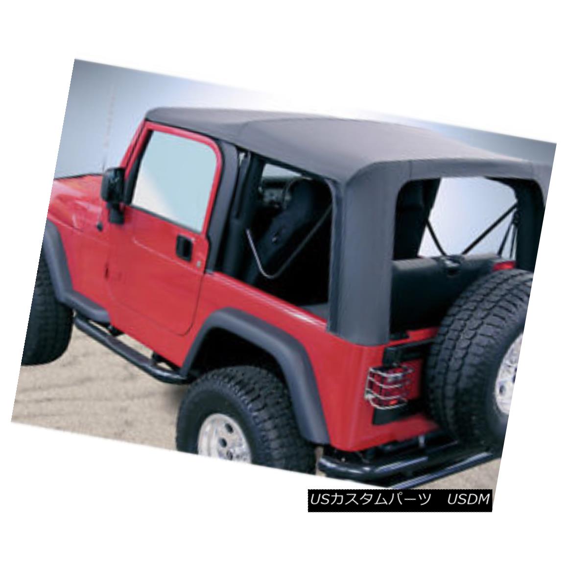 幌・ソフトトップ Rugged Ridge 13729.35 XHD Soft Top Black Diamond Clear Windows Jeep Wrangler 頑丈なリッジ13729.35 XHDソフトトップブラックダイヤモンドクリアウィンドウジープラングラー 【並行輸入品】