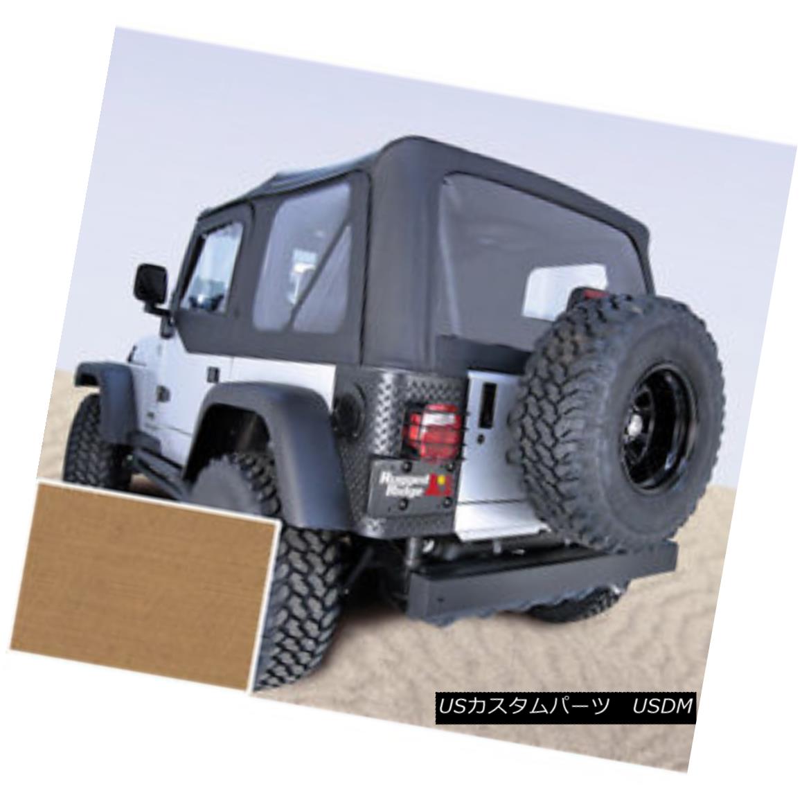 幌・ソフトトップ Rugged Ridge 13725.37 XHD Soft Top Spice Clear Windows 97-06 Jeep Wrangler 頑丈なリッジ13725.37 XHDソフトトップスパイスクリアWindows 97-06ジープラングラー 【並行輸入品】