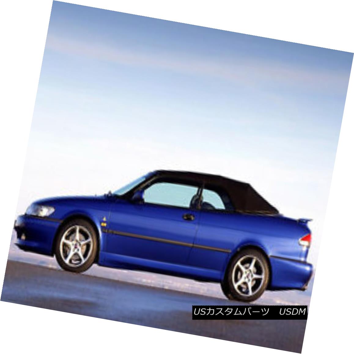 幌・ソフトトップ SAAB 900 9-3 1998-2003 Convertible Soft Top Replacement Black Stayfast Cloth SAAB 900 9-3 1998-2003コンバーチブルソフトトップ交換用ブラックステイファストクロス 【並行輸入品】