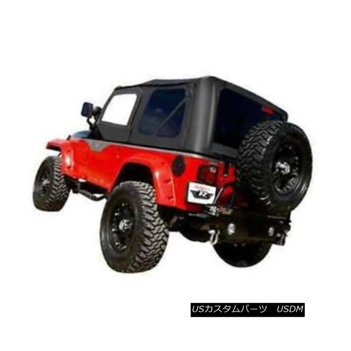 幌・ソフトトップ Rampage 68835 Complete Soft Top Kit Black Diamond Tint fits 97-06 Wrangler ランペイジ68835ソフトトップキットブラックダイヤモンドティントフィット97-06ラングラー 【並行輸入品】