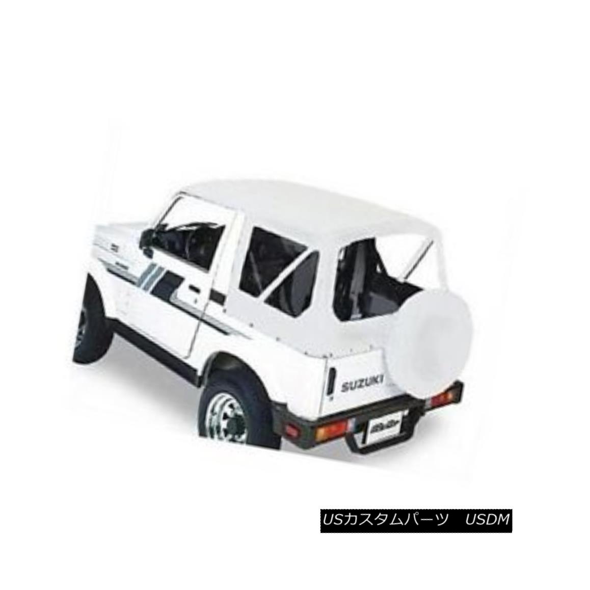 幌・ソフトトップ Bestop 51361-52 Soft Top Replace-A-Top Polymer Cloth White for Suzuki Samurai ベストトップ51361-52スズキサムライ用ソフトトップ交換ポリマートップホワイト 【並行輸入品】