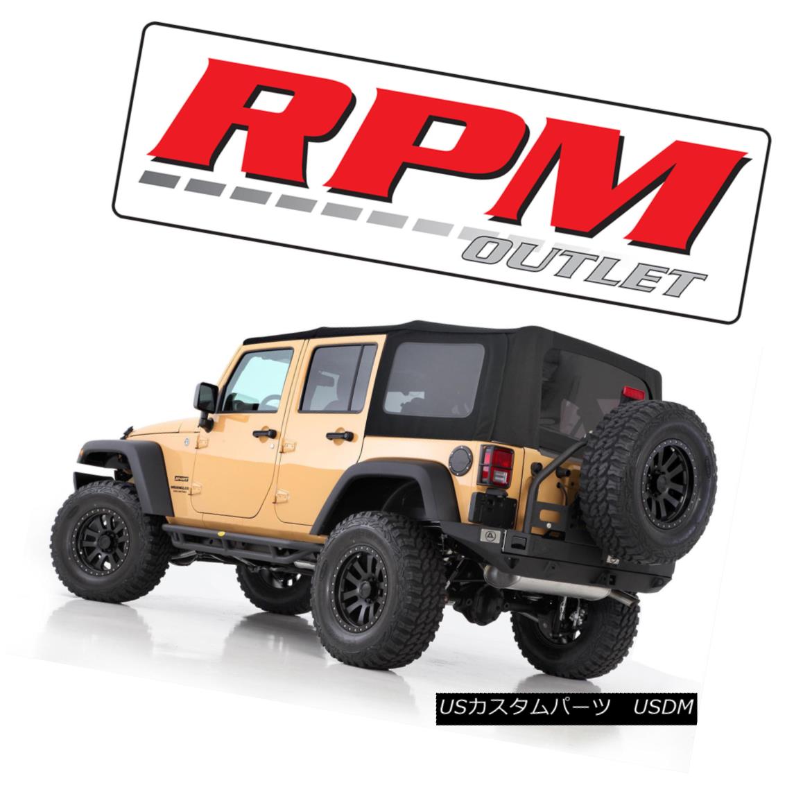 幌・ソフトトップ SMITTYBILT 9083235 BOWLESS SOFT TOP COMBO FOR 2010-2015 JEEP WRANGLER JK 4-DOOR SMITTYBILT 9083235 2010-2015 JUK WRANGLER JK 4-DOORのためのボウレスソフトトップコンボ 【並行輸入品】｜カスタムパーツ WORLD倉庫