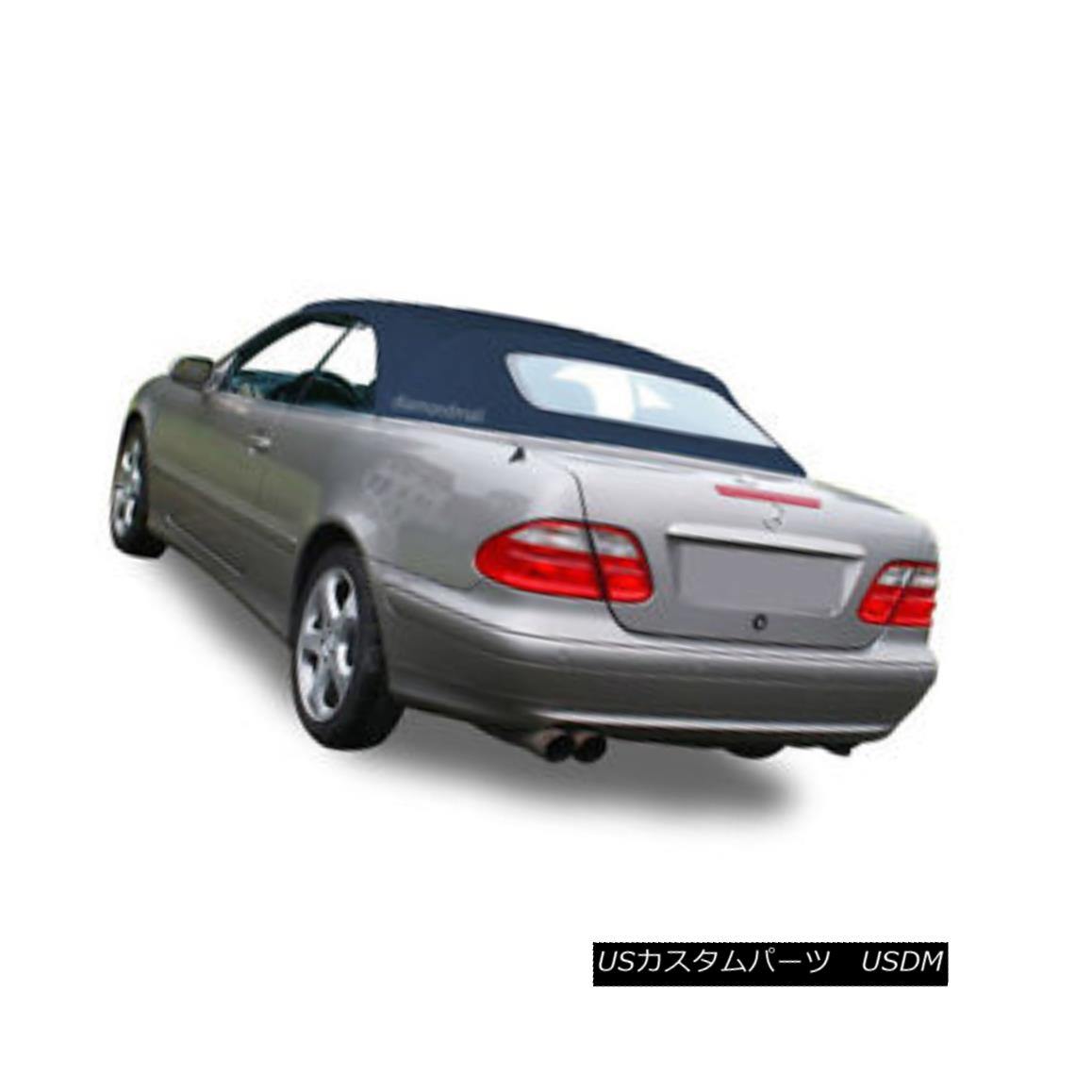 幌・ソフトトップ W208 Mercedes Benz CLK Series 1999-2003 Convertible Soft Top Blue German Canvas W208メルセデスベンツCLKシリーズ1999-2003コンバーチブルソフトトップブルードイツキャンバス 【並行輸入品】