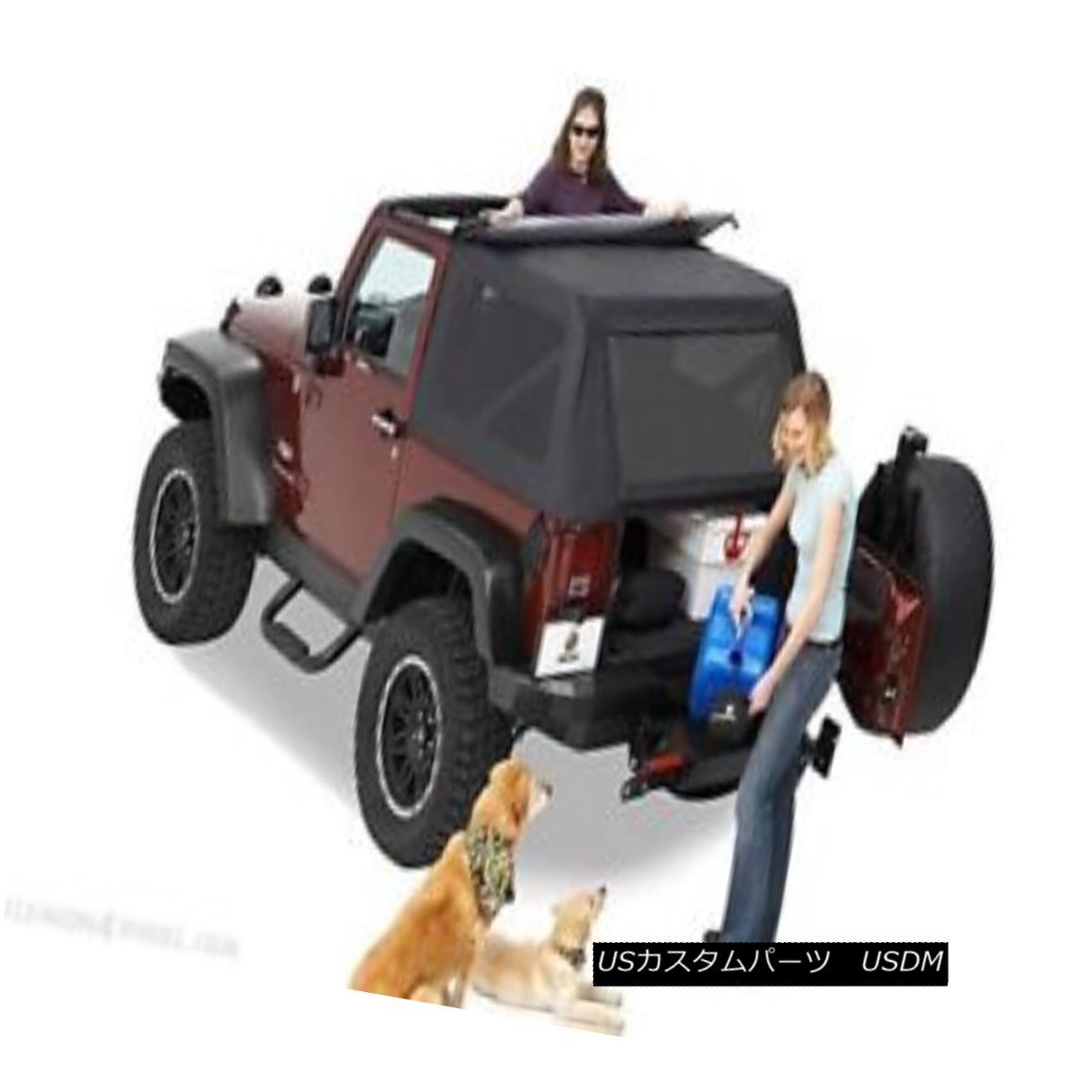 幌・ソフトトップ Bestop 56804-35 Jeep Trektop Complete Replacement Soft Top Black Diamond Bestop 56804-35ジープトレームトップ完全交換用ソフトトップブラックダイヤモンド 【並行輸入品】