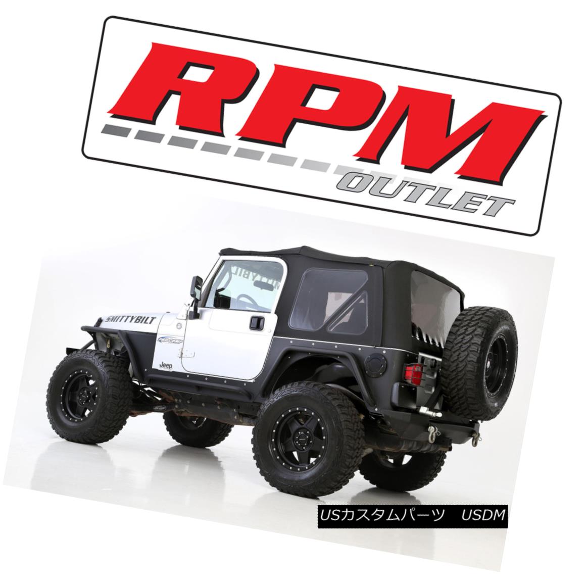 幌・ソフトトップ SMITTYBILT 9973235 BLACK BOWLESS SOFT TOP COMBO FOR 1997-2006 JEEP WRANGLER TJ SMITTYBILT 9973235 BLUE BOWLESS SOFTトップコンボ1997-2006 JEEP WRANGLER TJ 【並行輸入品】